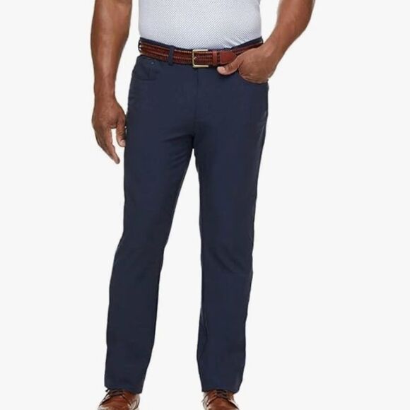 Greg Norman ML75 Performance Men's 5 Pocket Pant - Picture 1 of 4